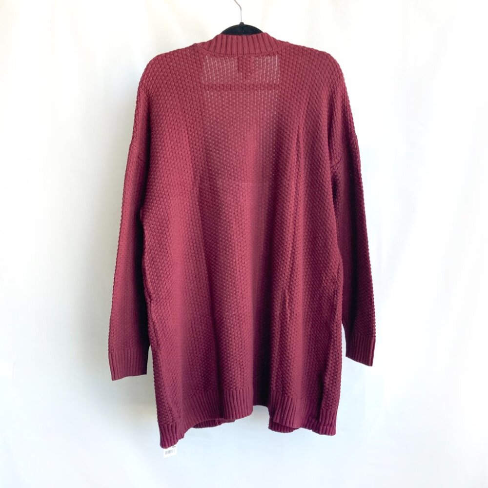 Gap Cotton Shaker Cardigan Open Front Pockets NWT - Picture 3 of 12